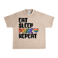 French Oak eat sleep pride repeat Urban Heavy Tee - MaliasSmallBusiness
