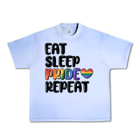 Grape Ice eat sleep pride repeat Urban Heavy Tee - MaliasSmallBusiness
