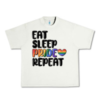 Pistachio eat sleep pride repeat Urban Heavy Tee - MaliasSmallBusiness