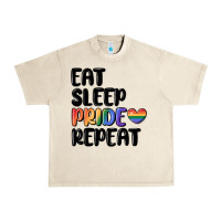 Sandshell eat sleep pride repeat Urban Heavy Tee - MaliasSmallBusiness