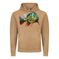 Vintage Camel Peacock Bass Illustrations Vintage Hoodie - LillyAllenDesigns