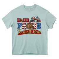 Arona loud and proud football mom Heavy Core Tee - HRA Design Shop
