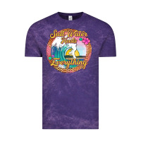 Cloud Purple salt water heals everything Vintage Tee - Jasminsmagicworld