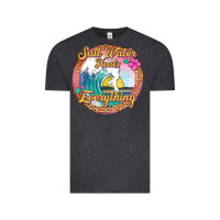 Vintage Black salt water heals everything Vintage Tee - Jasminsmagicworld