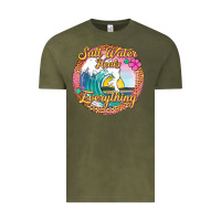 Vintage Olive salt water heals everything Vintage Tee - Jasminsmagicworld