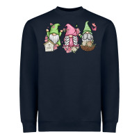 Navy spring gnomes Heavyweight Sweatshirt - MaliasSmallBusiness