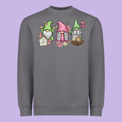 Spring Gnomes Heavyweight Sweatshirt Designed By Maliassmallbusiness