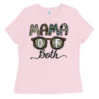 Bubblegum Pink mama of both Ladies Tee - CowhideDigitalArt