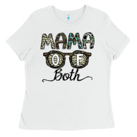 White mama of both Ladies Tee - CowhideDigitalArt
