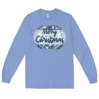 Colony Blue merry christmas blue Long Sleeve Tee - MaliasSmallBusiness