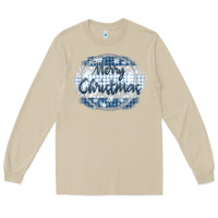 Mushroom merry christmas blue Long Sleeve Tee - MaliasSmallBusiness
