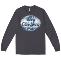 Smoke merry christmas blue Long Sleeve Tee - MaliasSmallBusiness
