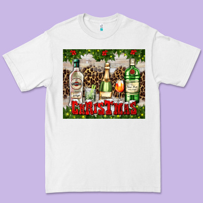 Christmas Cocktail Party Premium Tee Designed By Adodesignshop