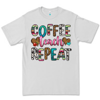 Dove Grey coffee teach repeat Premium Tee - HRA Design Shop