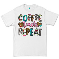 White coffee teach repeat Premium Tee - HRA Design Shop