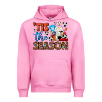 Fuchsia Pink tis the season  soccer  frappe coffee Urban Hoodie - FaDigitalArtStudio