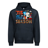 Navy tis the season  soccer  frappe coffee Urban Hoodie - FaDigitalArtStudio
