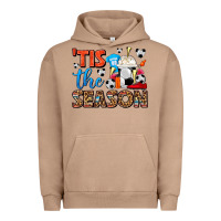 Pigment Burro tis the season  soccer  frappe coffee Urban Hoodie - FaDigitalArtStudio