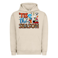 Pigment French Oak tis the season  soccer  frappe coffee Urban Hoodie - FaDigitalArtStudio