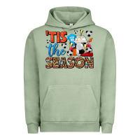 Pigment Oil Green tis the season  soccer  frappe coffee Urban Hoodie - FaDigitalArtStudio