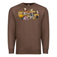 Chestnut farm animals school bus Premium Sweatshirt - texasbilliewilder