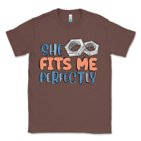 Chestnut she fits me perfectly Classic Tee - MaliasSmallBusiness