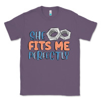 Lavender she fits me perfectly Classic Tee - MaliasSmallBusiness