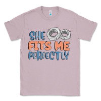 Lilac she fits me perfectly Classic Tee - MaliasSmallBusiness