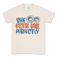 Natural she fits me perfectly Classic Tee - MaliasSmallBusiness