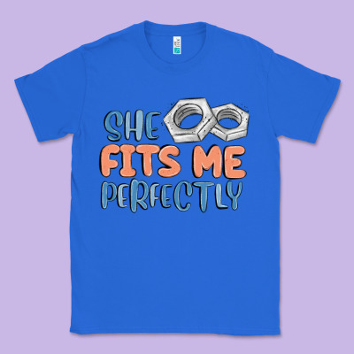 She Fits Me Perfectly Classic Tee Designed By Maliassmallbusiness