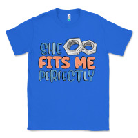 True Royal she fits me perfectly Classic Tee - MaliasSmallBusiness
