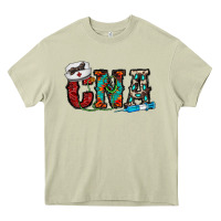 Mossy cna Heavy Core Tee - CowhideDigitalArt