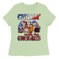 Matcha Chillin' with my gnomies 4th of July Ladies Tee - CowGirlArtShop