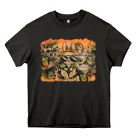 Asphalt camouflage bunny background Heavy Core Tee - BarkalooDesign