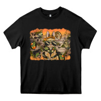Black camouflage bunny background Heavy Core Tee - BarkalooDesign