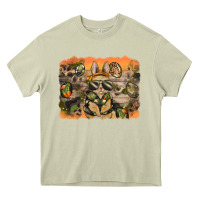 Mossy camouflage bunny background Heavy Core Tee - BarkalooDesign