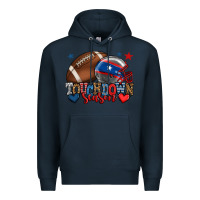 Navy Touchdown season American football 4th of july Premium Hoodie - HowdyJamesFarm