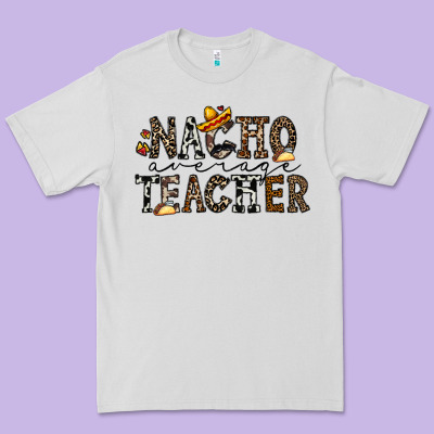 Nacho Averange Teacher Premium Tee Designed By Cowhidedigitalart