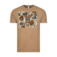 Vintage Coffee Baseball senior Vintage Tee - NancyCooperArtShop