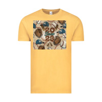 Vintage Mustard Baseball senior Vintage Tee - NancyCooperArtShop