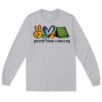 Moon Dust peace love camping Long Sleeve Tee - NancyCooperArtShop