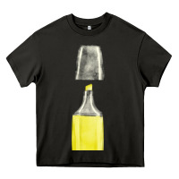 Asphalt yellow highlighter pen fa element Heavy Core Tee - FaDigitalArtStudio
