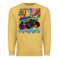 Antique Gold Autism Awareness crusher Premium Sweatshirt - NancyCooperArtShop