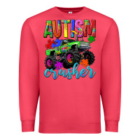 Cardinal Autism Awareness crusher Premium Sweatshirt - NancyCooperArtShop
