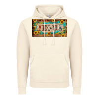Vintage Artic jesus western patterns license plate template Vintage Hoodie - BarkalooDesign