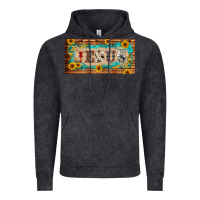 Vintage Black jesus western patterns license plate template Vintage Hoodie - BarkalooDesign