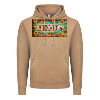 Vintage Coffee jesus western patterns license plate template Vintage Hoodie - BarkalooDesign