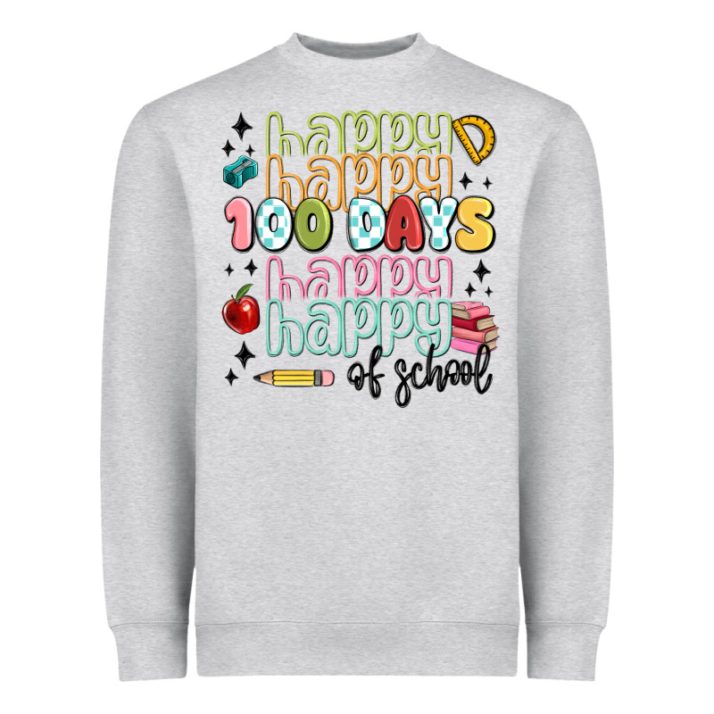 100 Days Of School Heavyweight Sweatshirt by MaliasSmallBusiness | Teevron