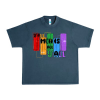 Midnight Navy y'all means all y'all Urban Heavy Tee - MaliasSmallBusiness