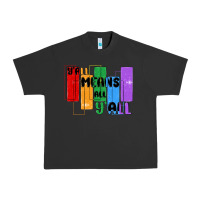 Pigment Black y'all means all y'all Urban Heavy Tee - MaliasSmallBusiness